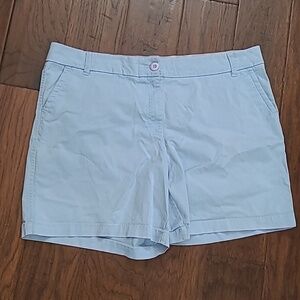 Crown & Ivy Light Blue Caroline Shorts size 16